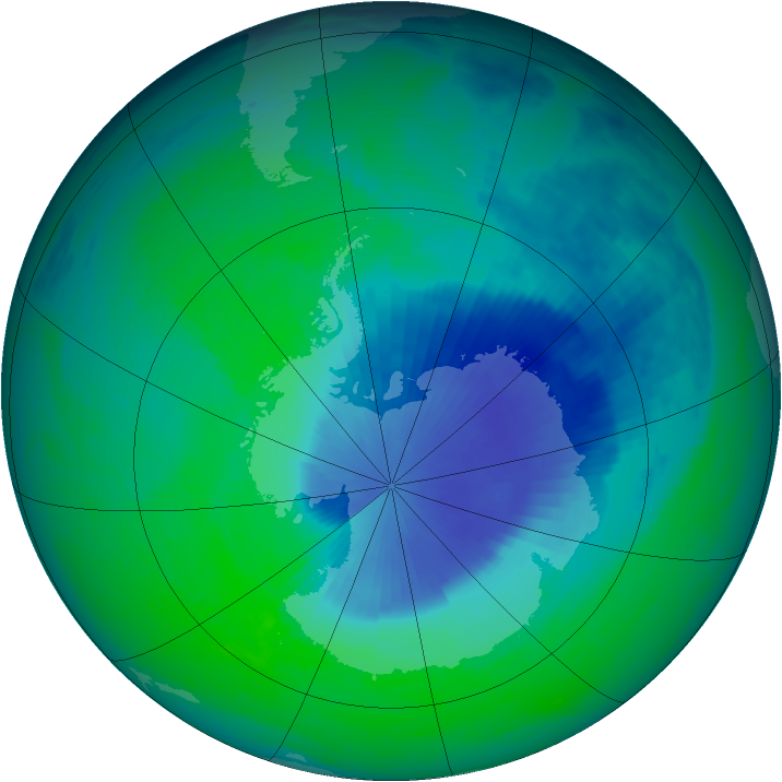 Ozone Map 1993-12-01